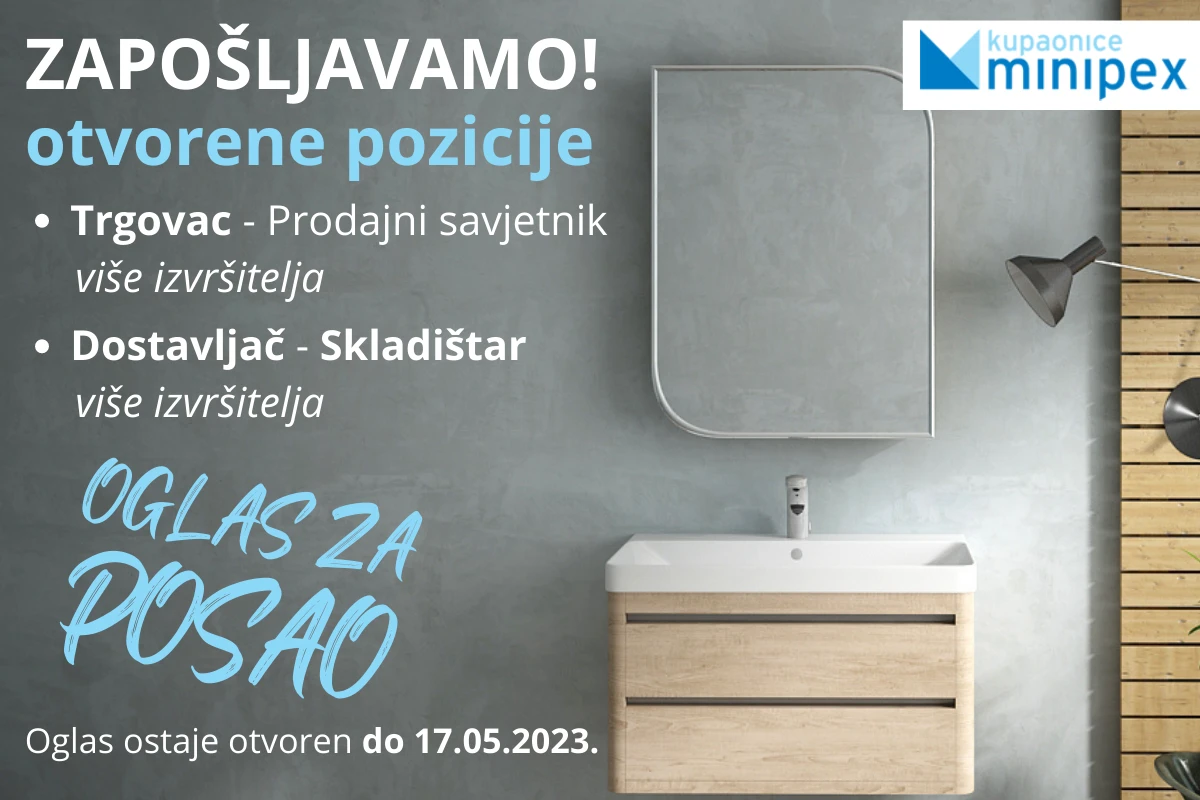 Minipex zapošljava u Mostaru i Širokom Brijegu