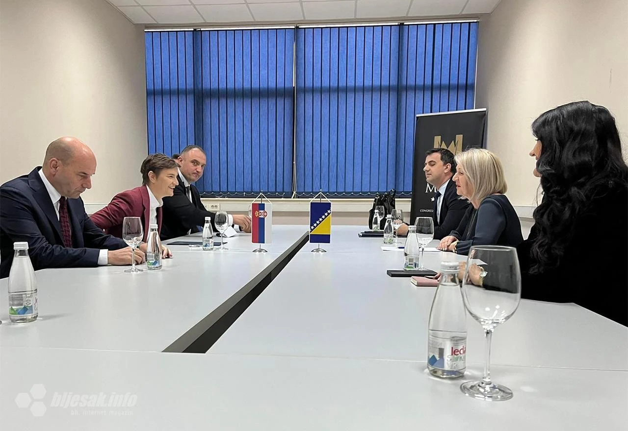 Brnabić poslije Čovića došla kod Borjane Krišto