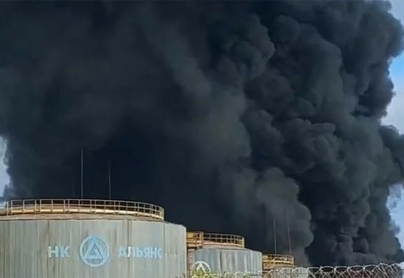 VIDEO | Ukrajinci napali Ruse dronovima - gori rafinerija kod Sevastopolja