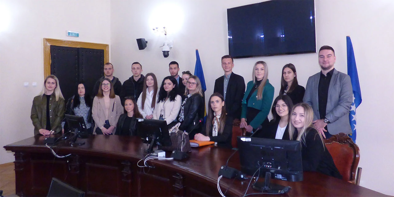 Studenti Pravnog fakulteta posjetili Županijski sud u Mostaru