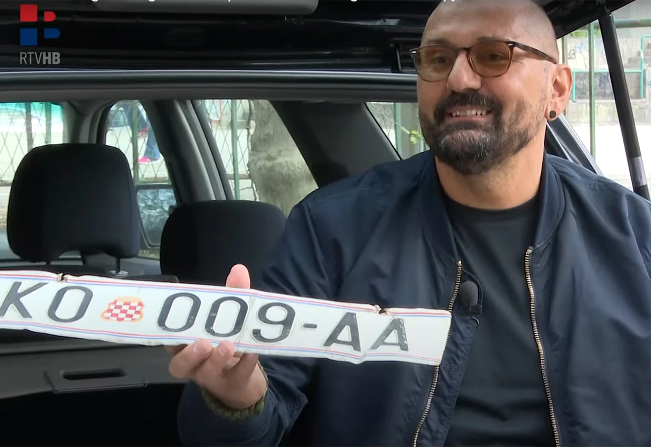 VIDEO| Dražen skupio registarske oznake Herceg-Bosne iz svih gradova