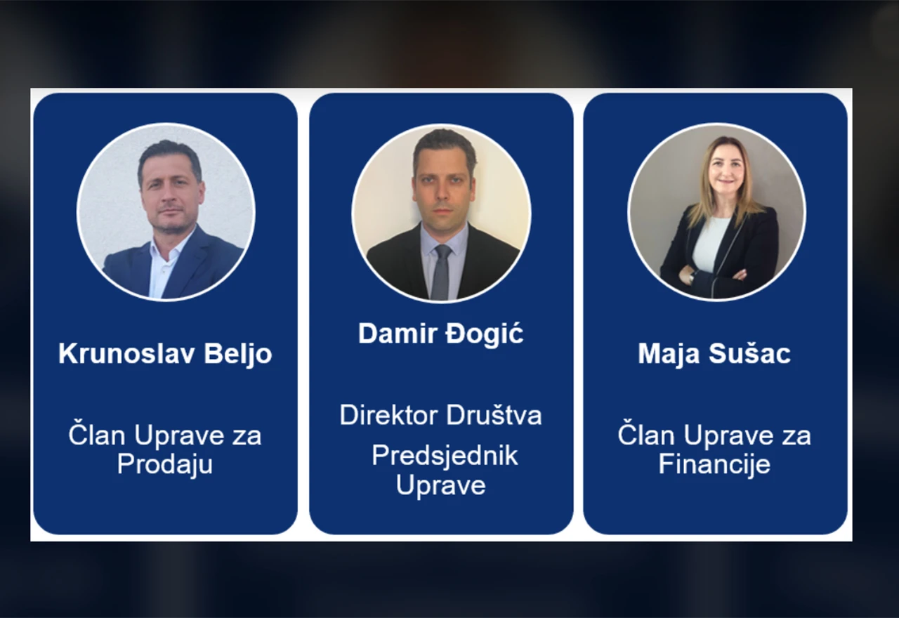 Novi sastav Uprave Croatia osiguranja d.d., Mostar