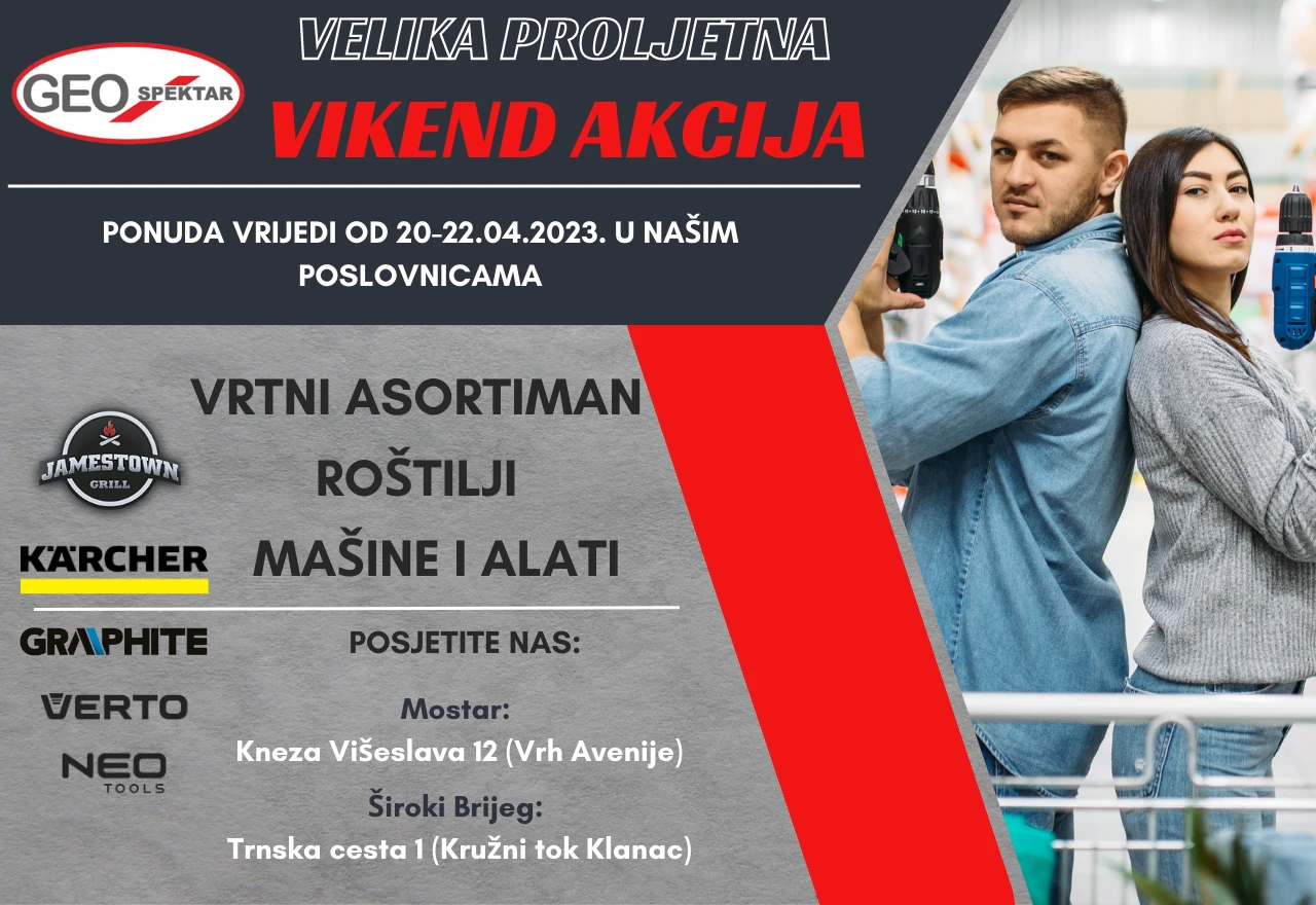 Najbolja ponuda sezone u Geo Spektru