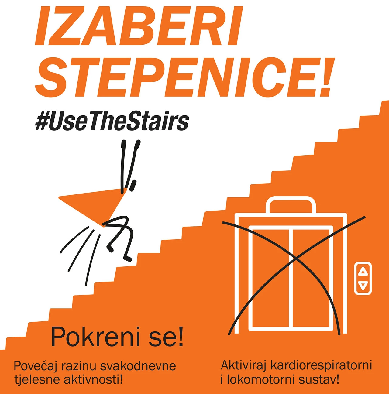 Mostar: Svi na stepenice - lako je pokrenuti se!