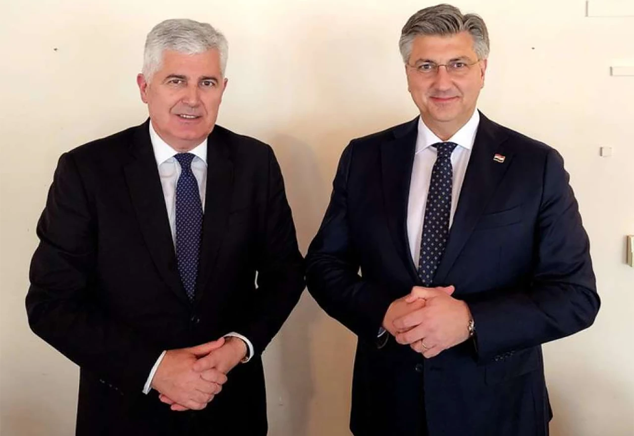 Čović i Plenković: ''Legitimno predstavljanje ključ je za napredak BiH''