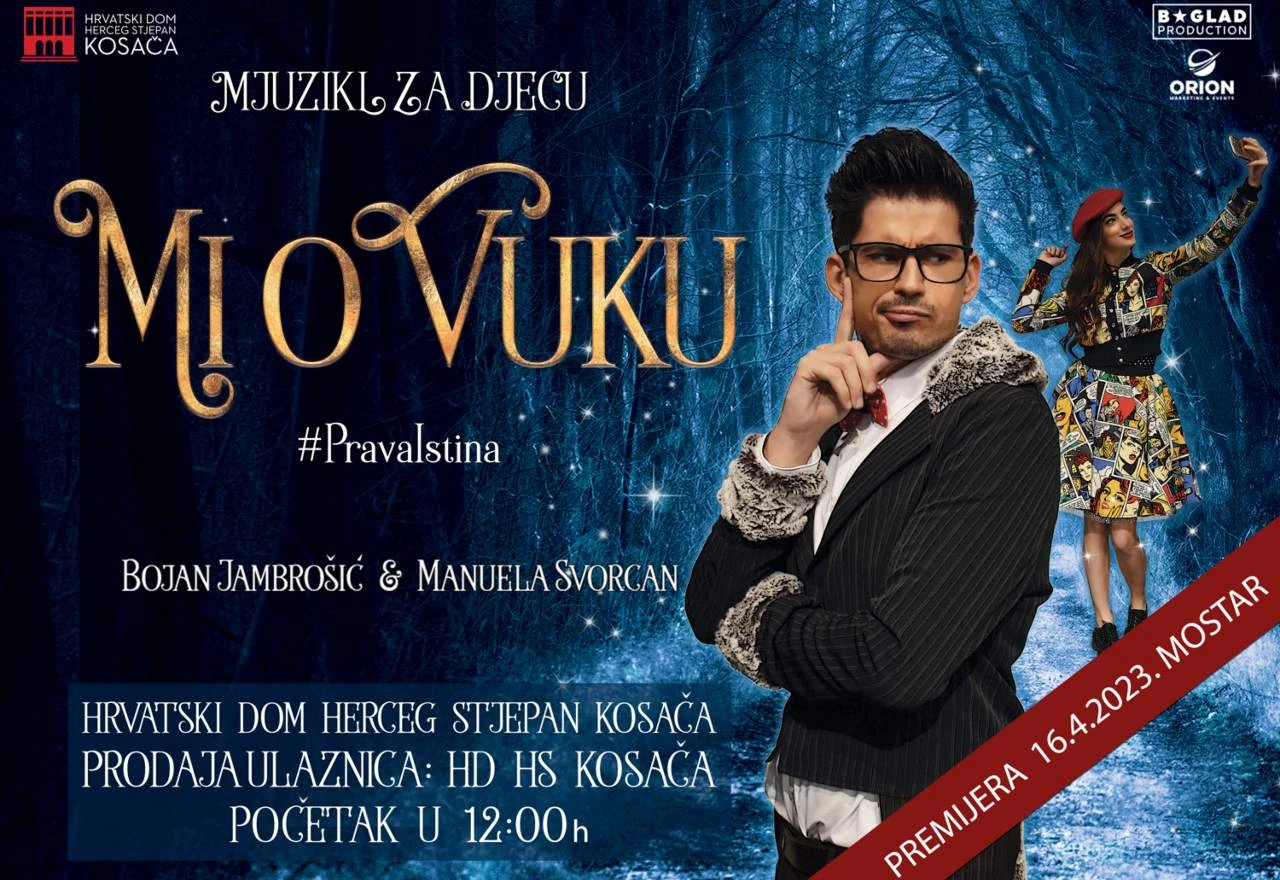 Hit mjuzikl za djecu ovaj vikend stiže u Mostar!