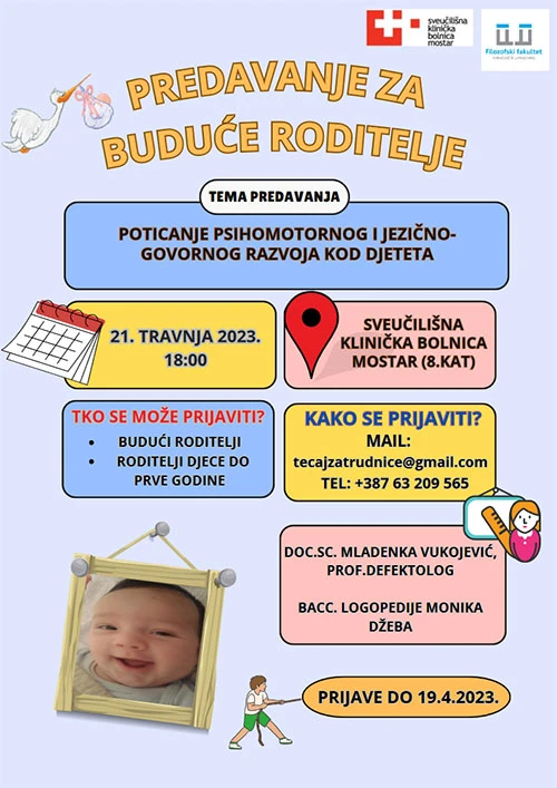 Predavanje u Mostaru: Poticanje psihomotornog i jezično-govornog razvoja kod djeteta