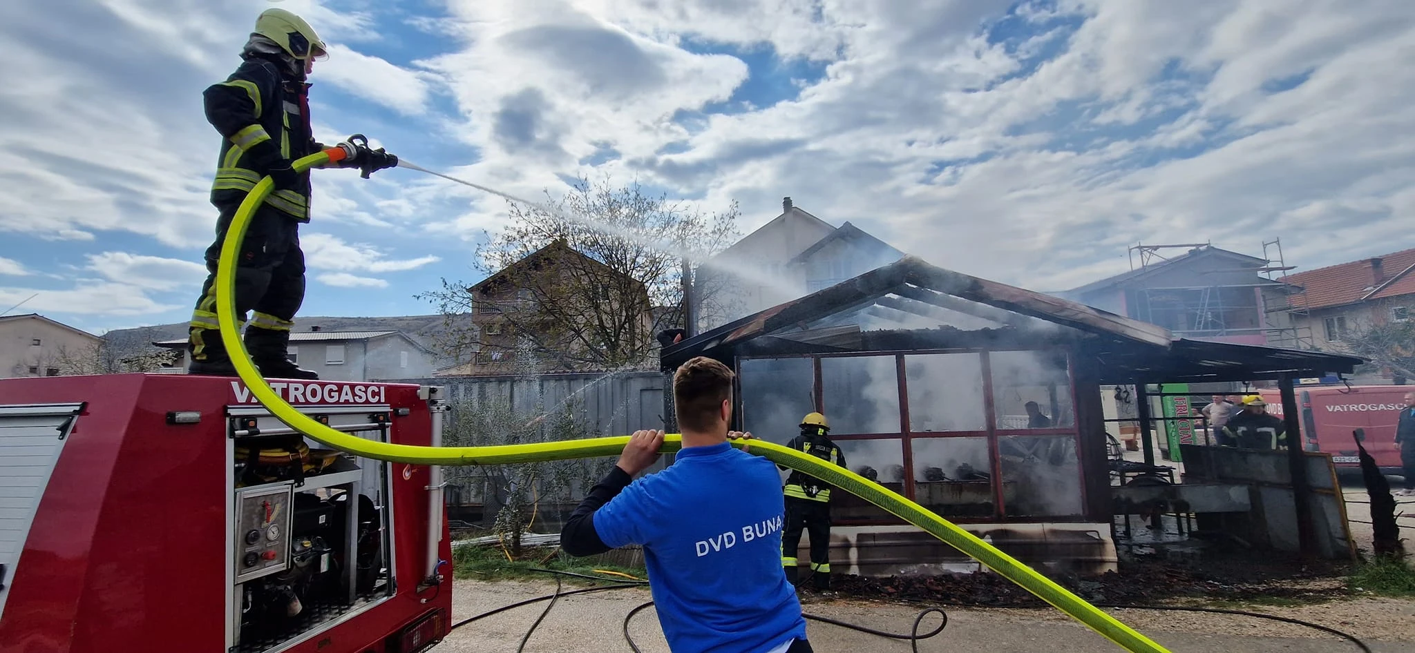 Požar progutao pečenjarnicu južno od Mostara