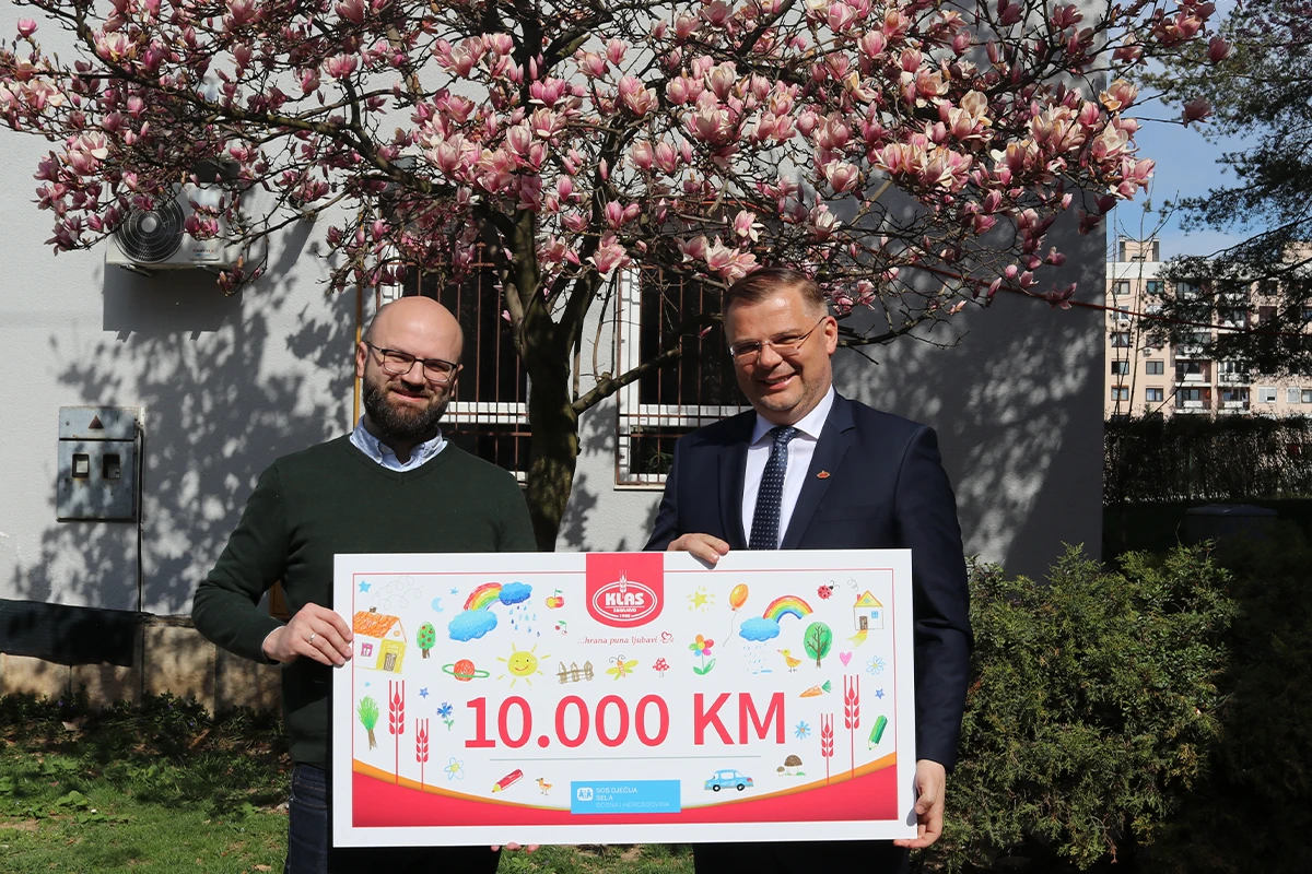 Klas podržao porodice iz SOS Dječijih sela u BiH donacijom 