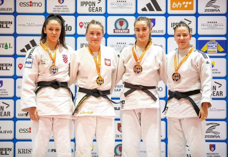 Nina Grubišić Čabo iz JK ''Herceg'' brončana na Europskom kupu u Sarajevu
