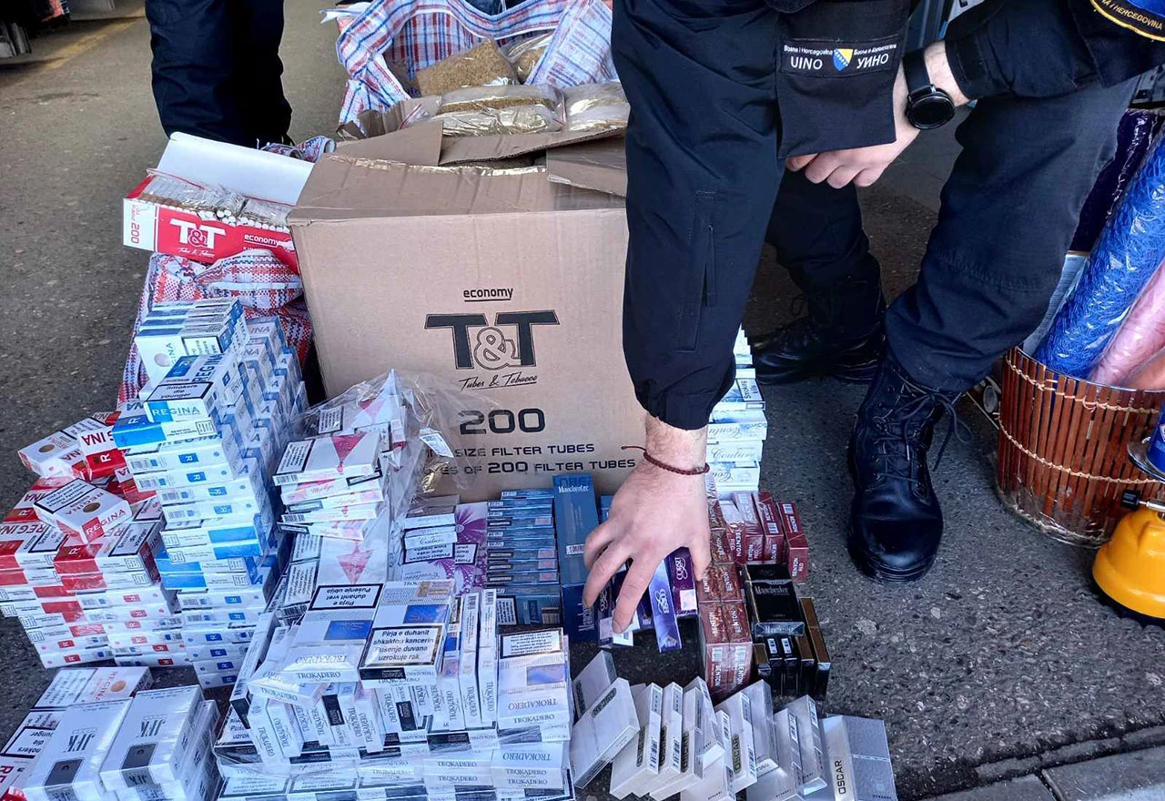 Oduzete cigarete i duhan u vrijednosti većoj od 50 tisuća maraka