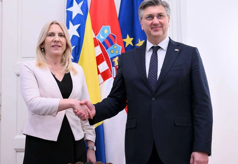 Cvijanović i Plenković: Važno je dosljedno poštivati Dayton