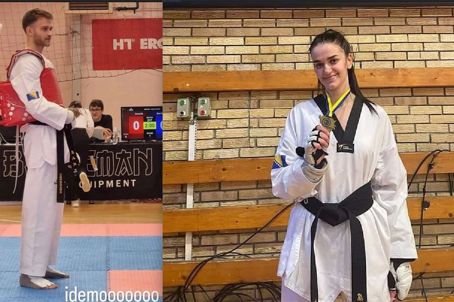 Sestra i brat iz Mostara ponovno oduševili na taekwondo prvenstvu