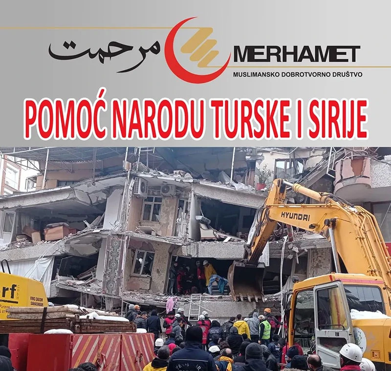Merhamet u Hercegovini prikupio preko 84.000 KM novčane pomoći za Tursku i Siriju