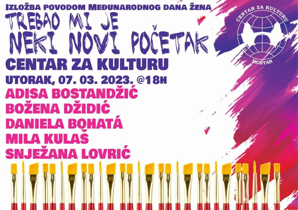 Izložba u povodu Međunarodnog dana žena - Centar za kulturu
