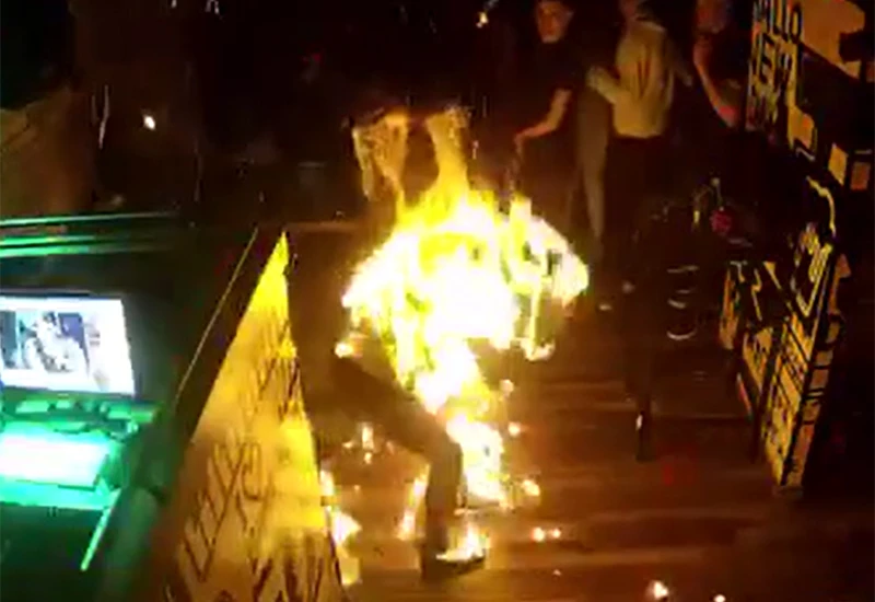 VIDEO | Čitluk: Dvije osobe zamalo izgorjele na zabavi povodom maškara