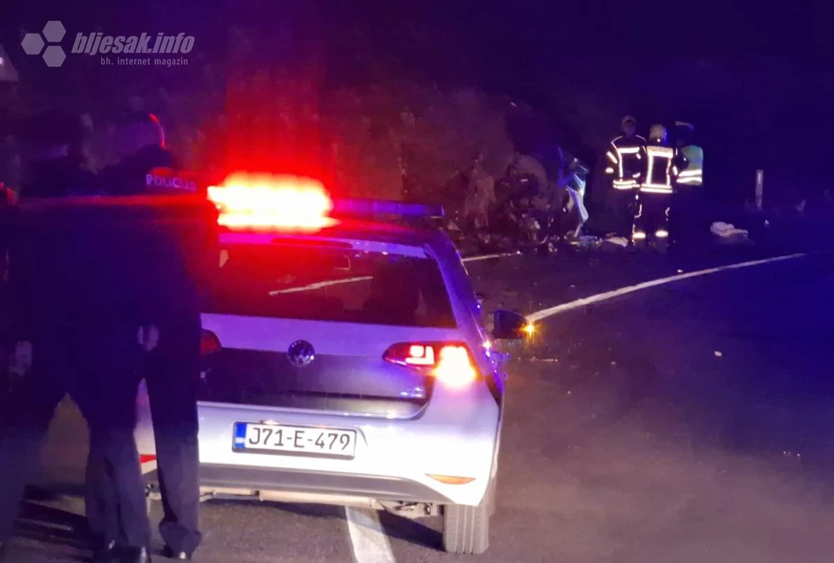 M17: Jedna osoba poginula, a jedna ozlijeđena u prometnoj nesreći