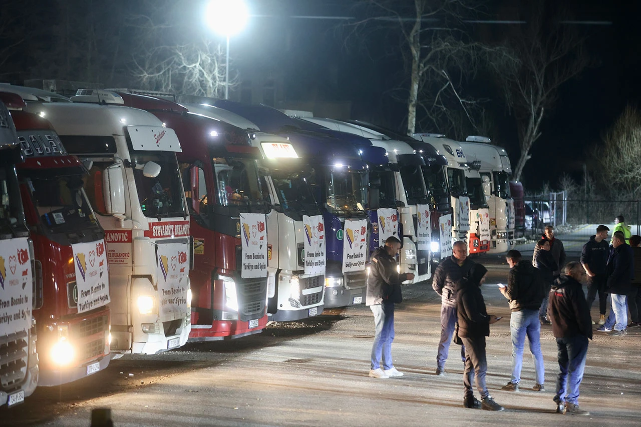 Konvoj pomoći od 54 šlepera krenuo iz BiH za Tursku