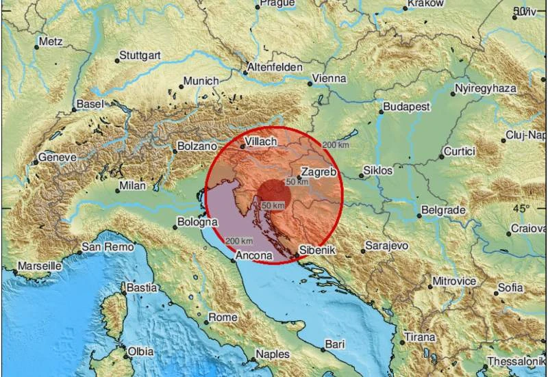 Snažan potres na Krku