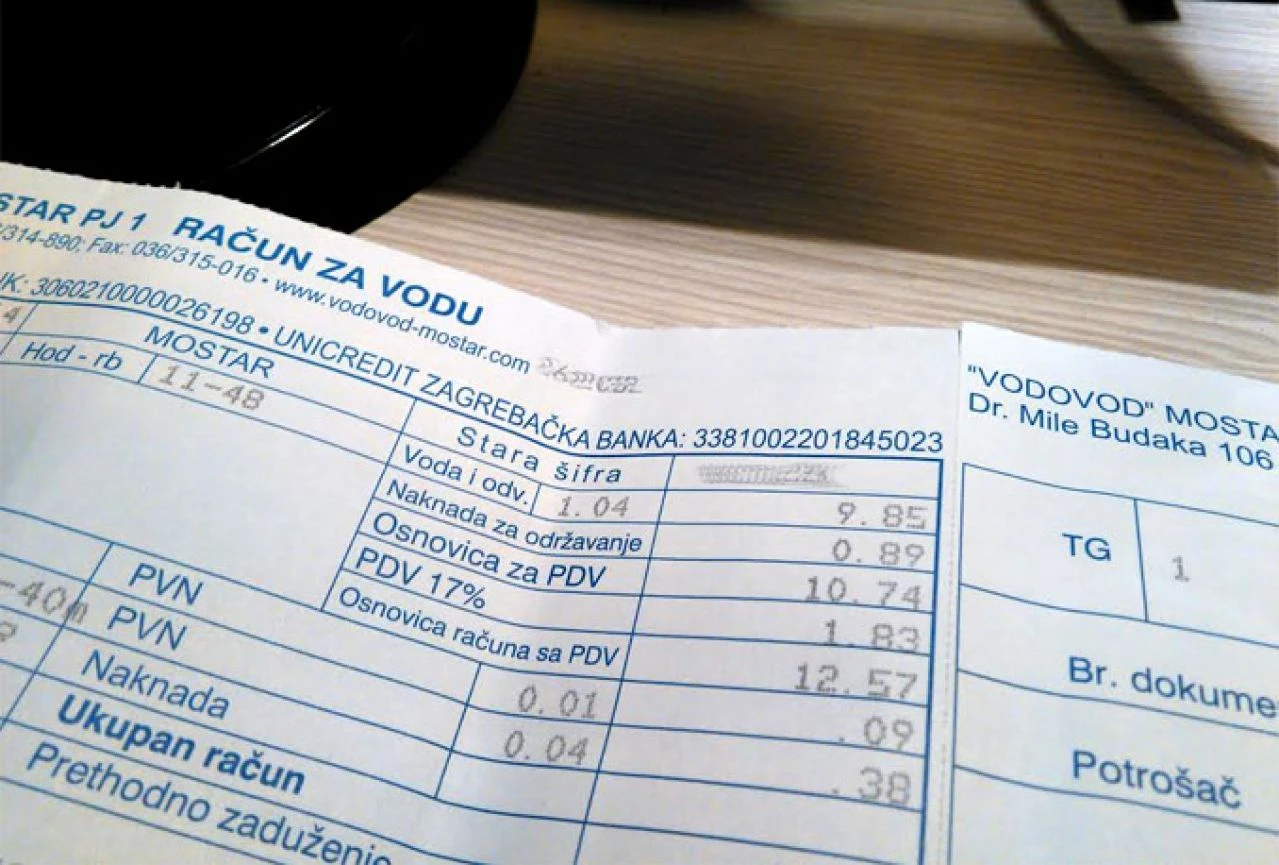JP Vodovod Mostar: Samo vlasnik stana može izvršiti promjenu broja članova domaćinstva