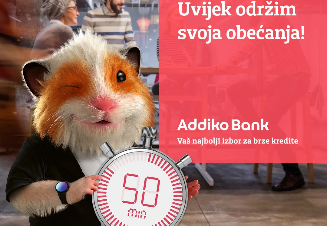 Odgovor na kreditni zahtjev od 50.000 KM u roku 50 minuta ili vam Banka plaća prvu ratu kredita