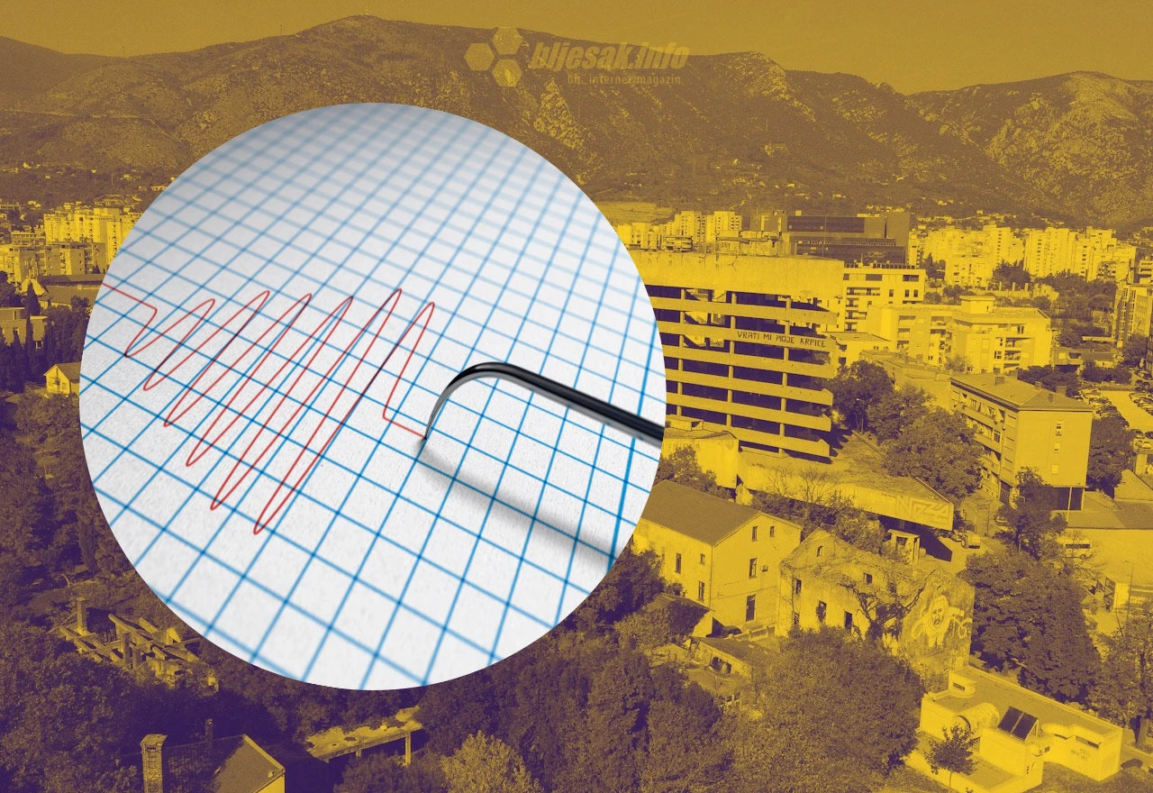 Potresi u BIH - najveći je rizik na potezu od Mostara do ušća Neretve