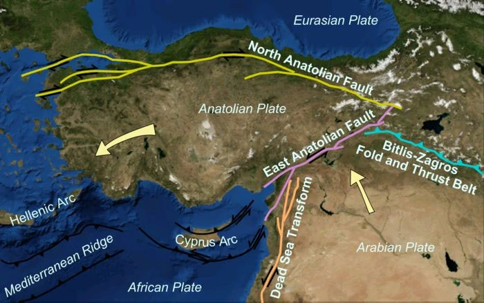 Potresi pomjerili Anadoliju do 10 metara