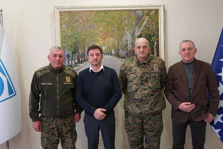 Kordić s predstavnicima Oružanih snaga BiH o rezultatima civilno – vojne suradnje