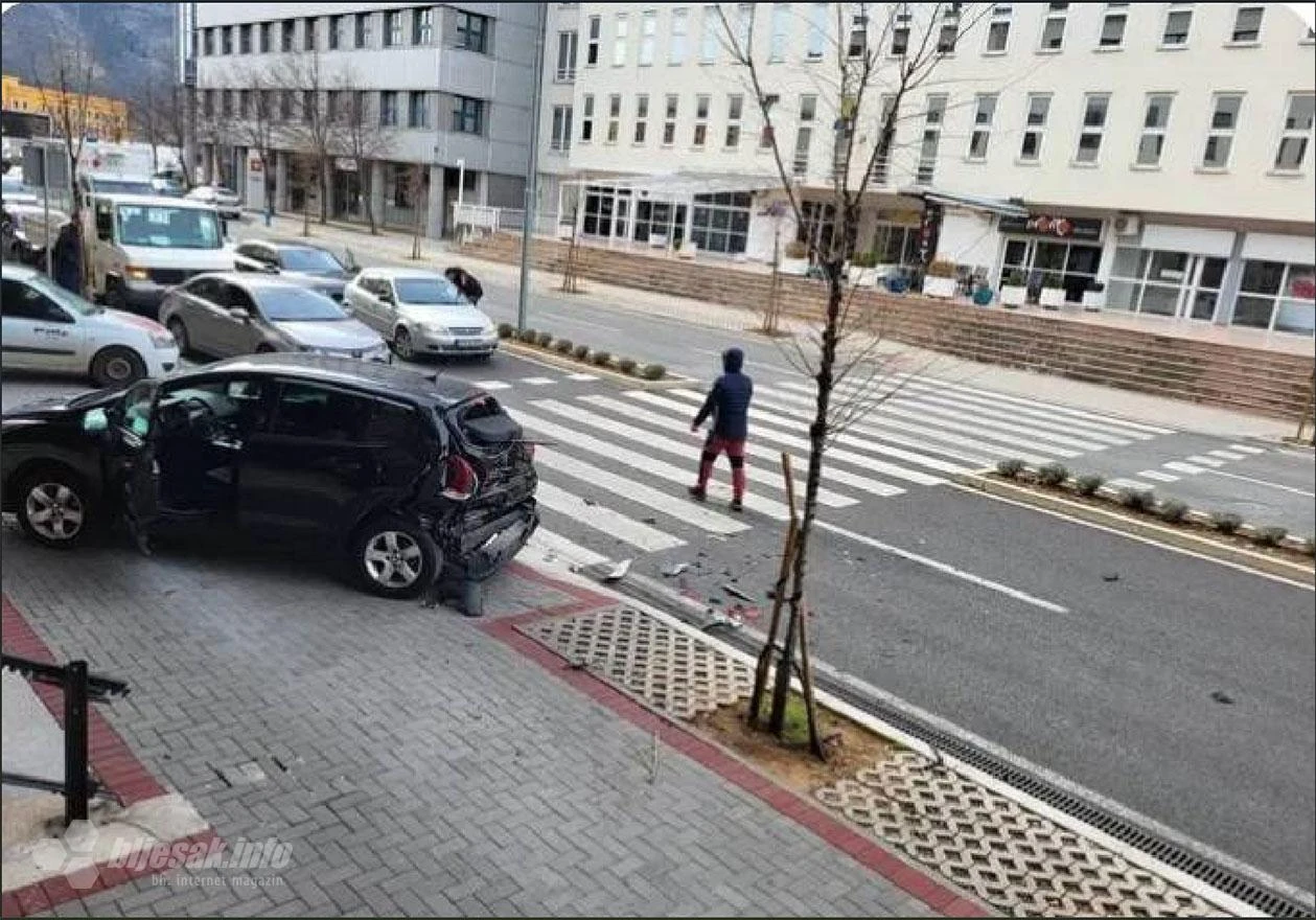 Mostar: Zbog prometne nesreće nastale ogromne gužve
