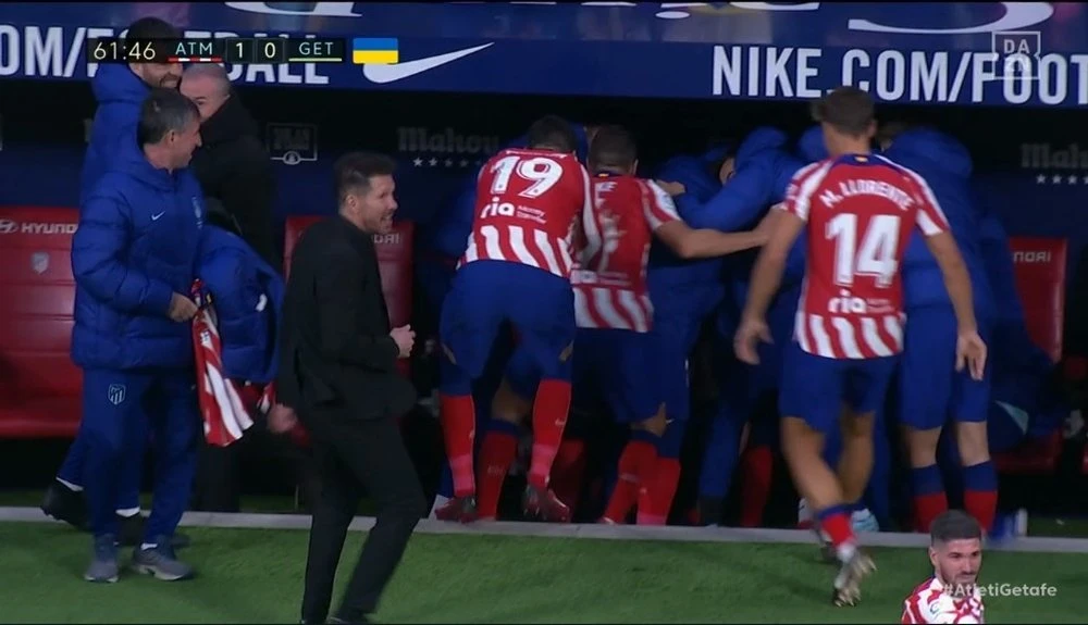 VIDEO I Correa gol koji je postigao, proslavio na klupi 