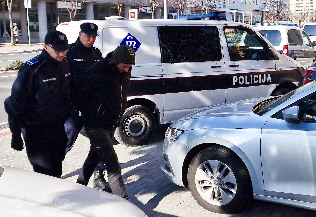 Zbog razbojstva u Mostaru priveden u Tužiteljstvo HNŽ