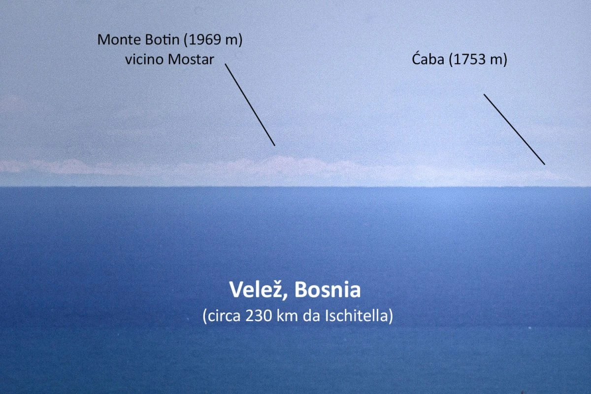 Pogledajte fotografiju planine Velež snimljenu iz stotinama kilometara daleke Italije