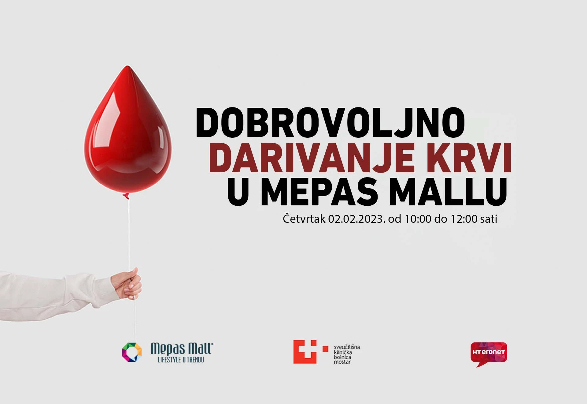 Dobrovoljno darivanje krvi u Mepas Mallu