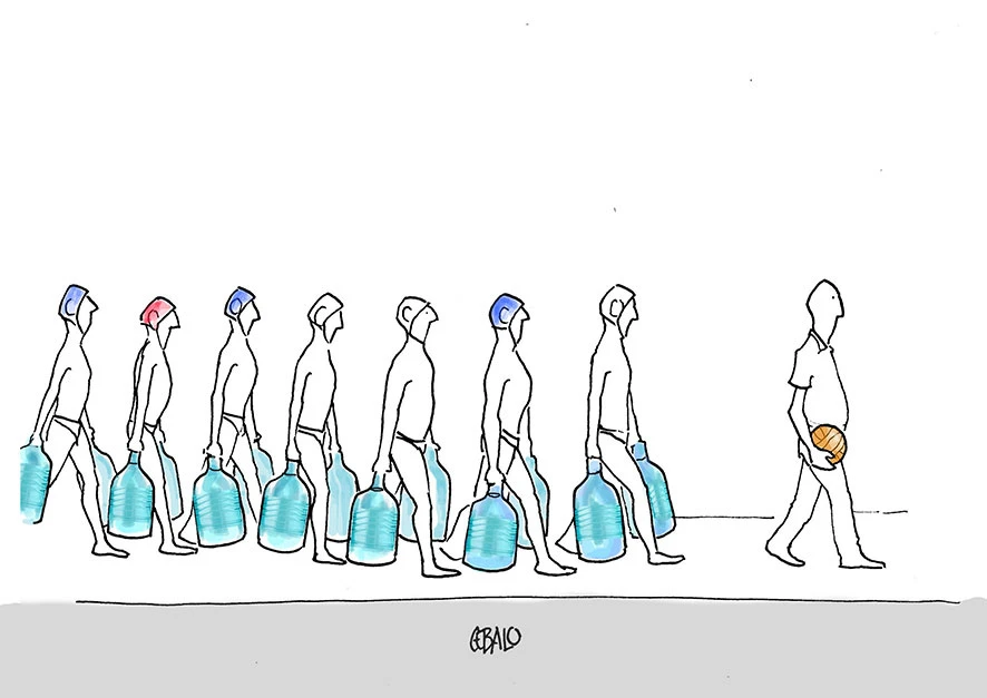 Karikaturisti predstavljaju radove o vaterpolu