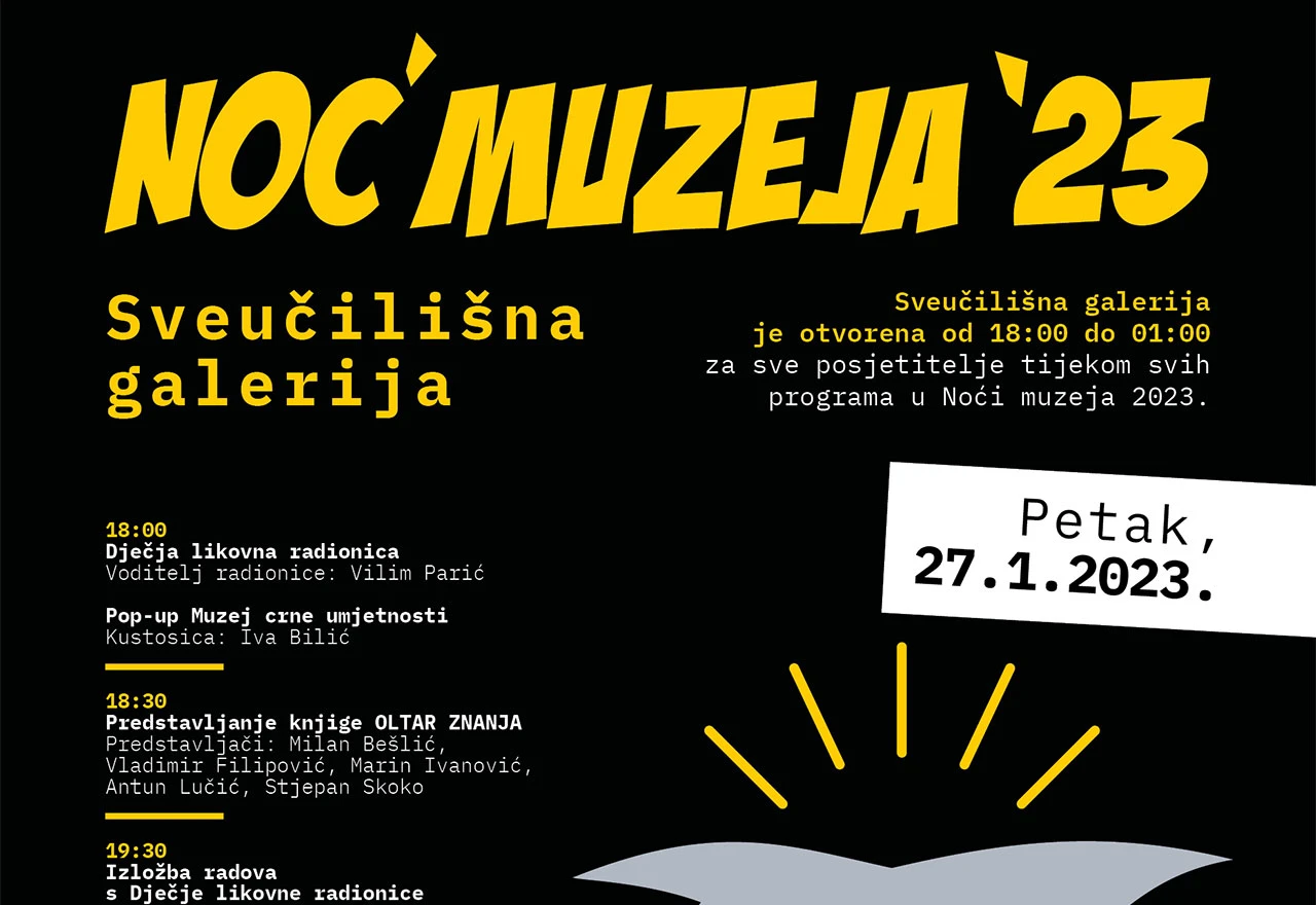 Sveučilišna galerija u Rodoču sudjeluje na manifestaciji Noć muzeja