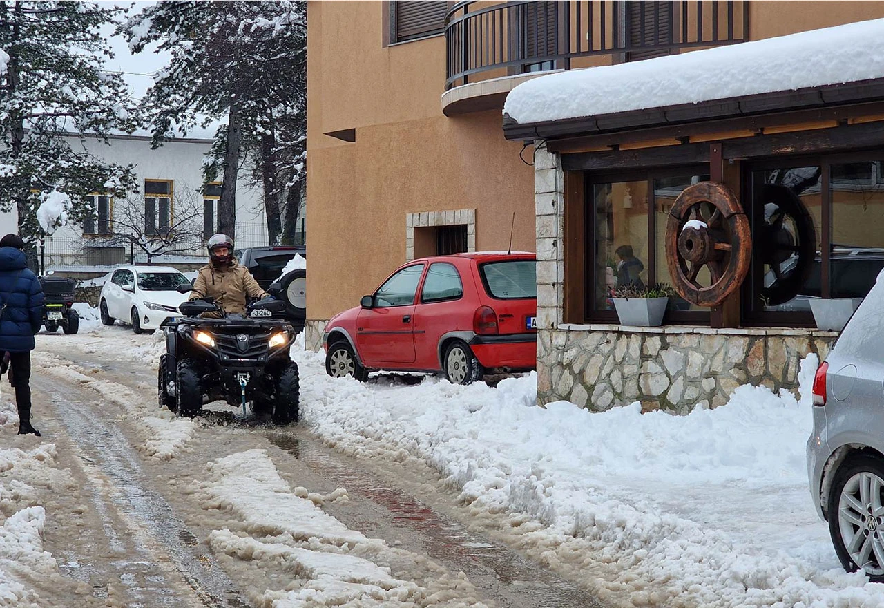 Ugaženi snijeg na cestama