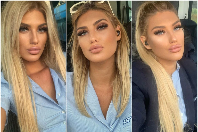 Vozačica ili model? Iva 'očarava' putnike