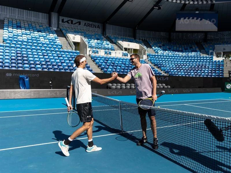 VIDEO I Zverev trenirao s Nowitzkim
