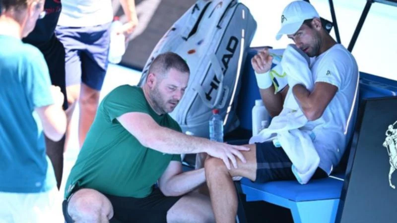 Novak zbog bolova prekinuo sparing i trening