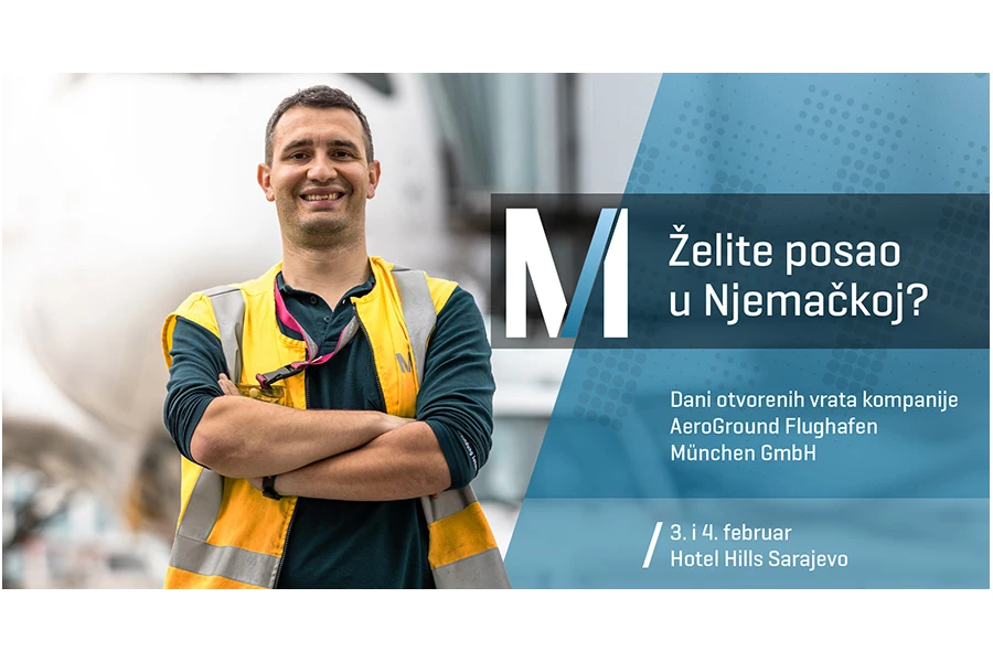 Želite posao u Njemačkoj: Čekamo vas 3. i 4. veljače u Sarajevu