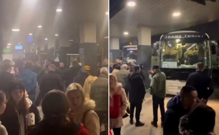 VIDEO: Sedam autobusa za Njemačku, više od 400 osoba otišlo iz BiH za jednu noć