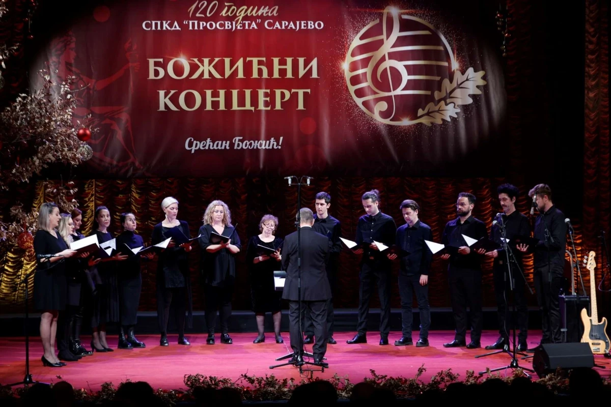 Božićni koncert: 'Prosvjeta' obilježila 120. obljetnicu rada