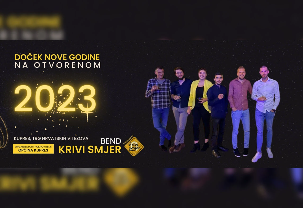 ‘Bolero’ na dočeku Nove godine u Livnu, ‘Krivi smjer’ na Kupresu