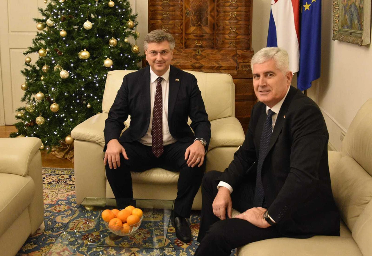 Čović se sastao s Plenkovićem: Izborni zakon za pola godine