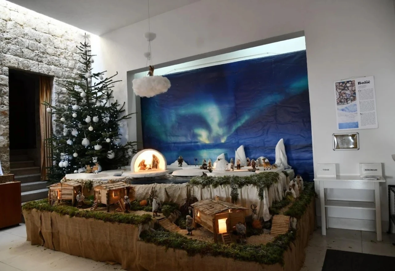 "Polarne" jaslice zadivile vjernike: Iglu umjesto štalice, pastiri nalik Eskimima