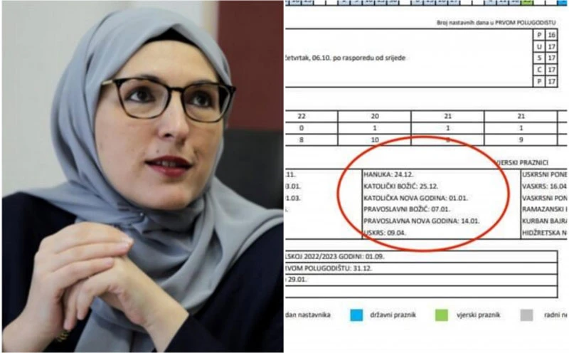 Ministarstvo u BiH obrisalo Novu godinu kao zajednički praznik?!