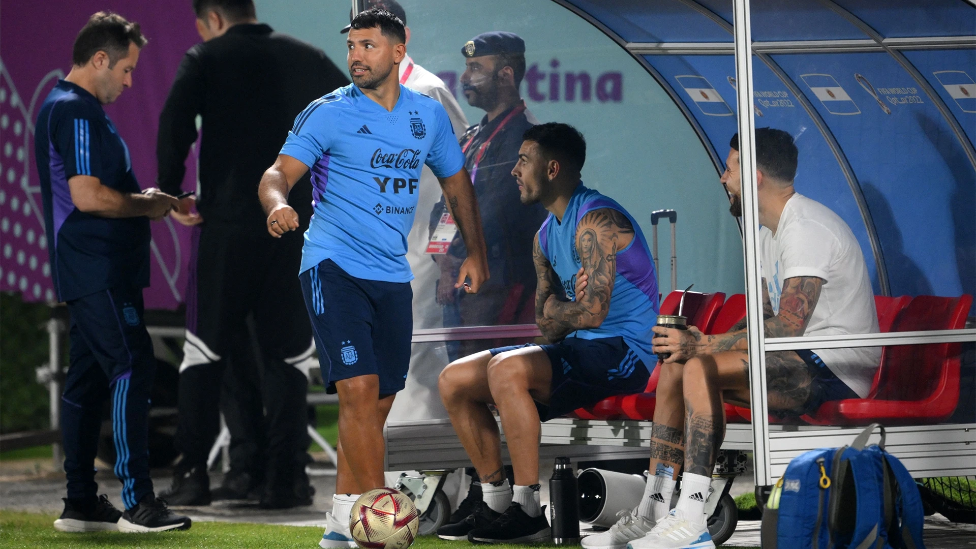 Na treningu Argentine Aguero!
