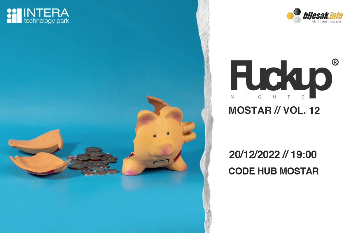 Code Hub spreman za novo izdanje Fuckup Nights-a Mostar