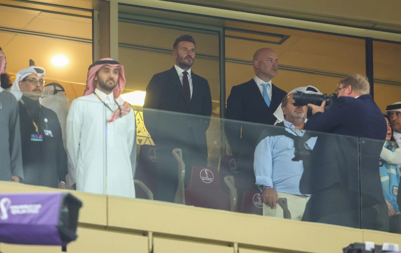 David Beckham s tribina pozorno pratio susret Hrvatske i Argentine