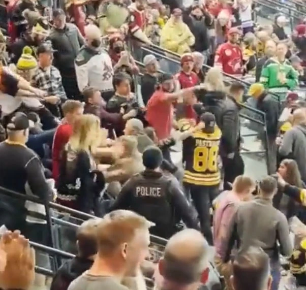 VIDEO | Makljaža među navijačima na tribinama